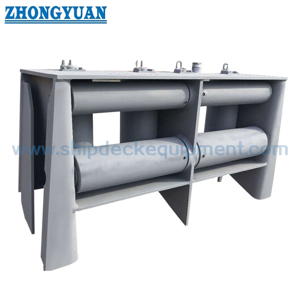 Seven-Roller Universal Fairlead with Upper Roller | Ship Mooring and Towing (ISO 13733 Type 7R)
