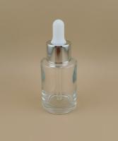 K-GBL30 Bouteille gouttelette en verre Claire Lisse pour une application d'essence précise