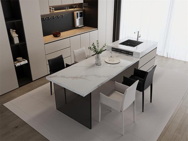 Matte Carrara Sintered Stone Slabs 1420x2700mm AAA Grade