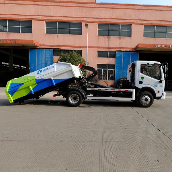 Camión de basura desmontable diesel de alta velocidad Resistencia a la corrosión Fácil operación