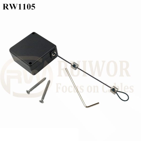 RuiWor RW1105 Watch Retractable Pull Box Security Electronic Clock Pull Box Recoiler Bottle Opener Retractable Display