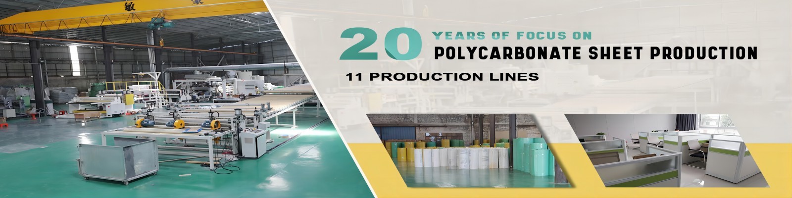 Customized Width Polycarbonate Solid Sheet High Impact Strength and B1 Fire Retardancy Guaranteed