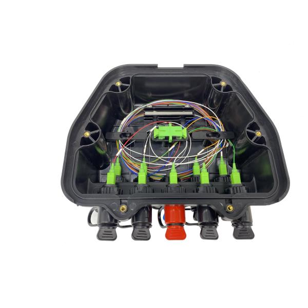 Соединитель SC APC Splitter PLC Splitter G657A1 1x9 FTTR стального волокна ВОРСИНЫ трубки оптически