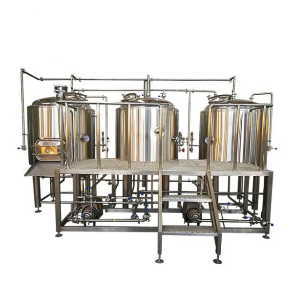 500L Small Brewery Equipment SS316 Glycol Cooling Jacket With Semi Automatic
