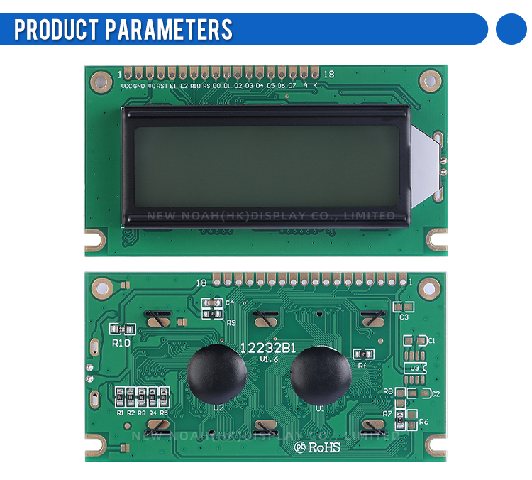 Grey Film 12232B1 Character Dot Matrix Screen 122X32 Controller SBN1661G Stable Supply LCD Screen