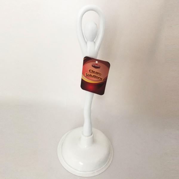 Adjustable Handle Toilet Brush And Plunger Drain Plunger With Force Cup Handle