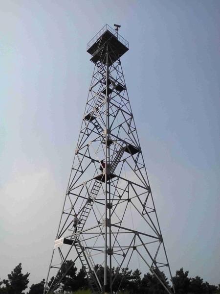 Cheap Price Fire Station Training Angle Lattice Steel Watchtower Observation Tower