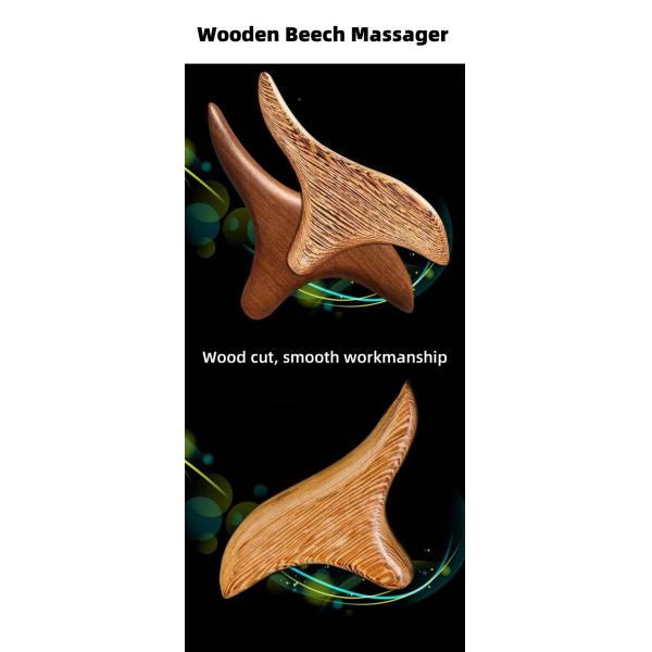 Body Muscles Triangular Cone TOP SALE Eco-friendly Wooden Gua Sha Massage Tools Wood Guasha Board Customized Logo Availabled