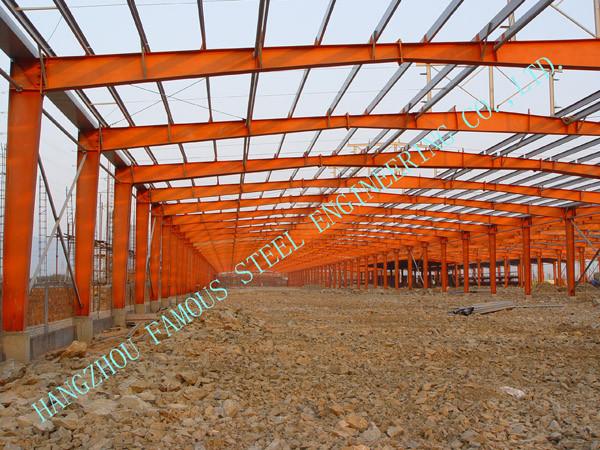 H Section Beams / Columns Steel Framed Buildings Pre Engineered 80 X 100 Clearspan