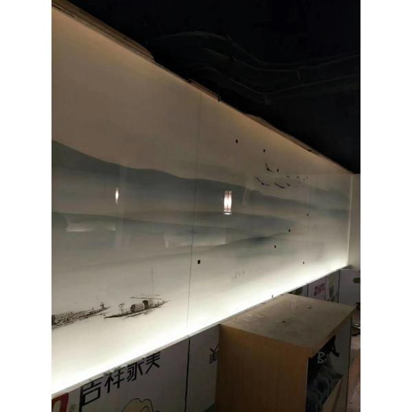 Protective Tinted 2440X1830mm Decorative Glass Wall Dividers