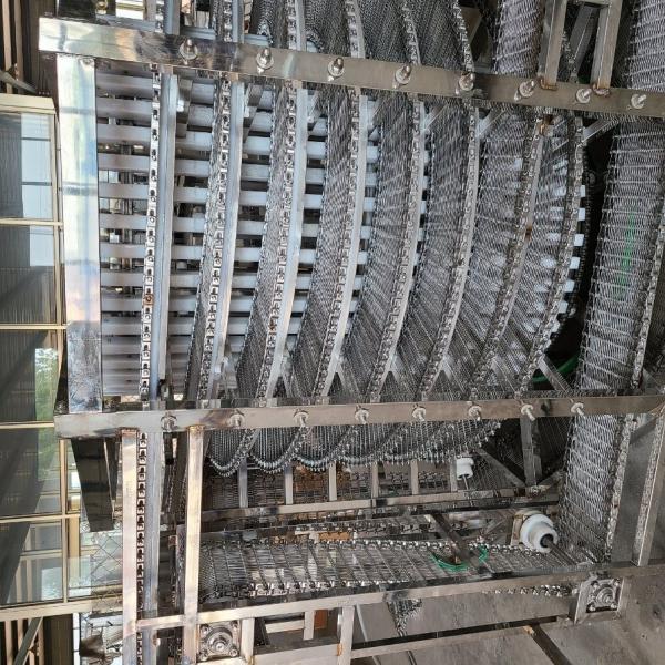 Torre de arrefecimento em espiral automática de aço inoxidável de alta resistência