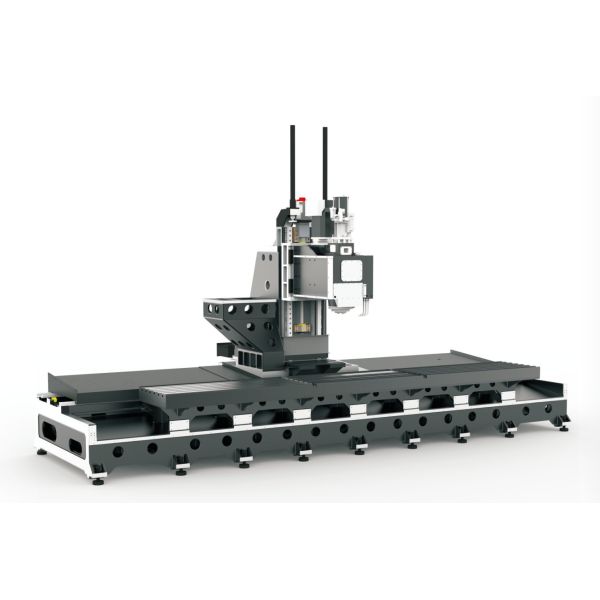 6.5m X-axis Travel Steel Profile Machining Center with 3000kg/m² Load Capacity and BT50 Spindle System