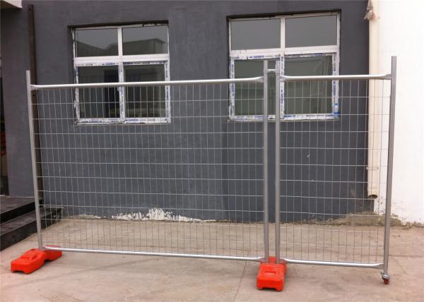 Hot Dipped Galvanized Temporary Fencing Panels 32mm tube wall thick 2.00mm inside and outside zinc coated