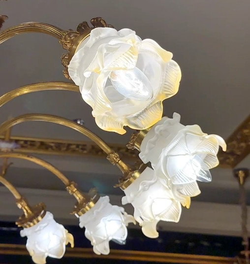 Европейская элегантность Большой 2-этажный фойе Люстра Большие светильники Музеи Исторические здания