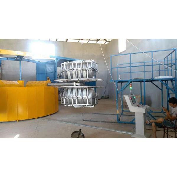 Torre Três braços rotativos de plástico formando torreta de pé livre máquinas de moldagem Roto