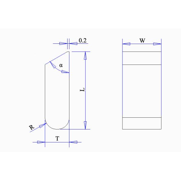 Карбид вольфрама вырезывания древесины YM3A увидел подсказки для переклейки, брея доску, плитка из слоистых пластиков