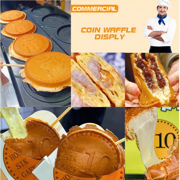 Высокопроизводительный коммерческий электрический вафлероб для легкой эксплуатации и закусочных машин