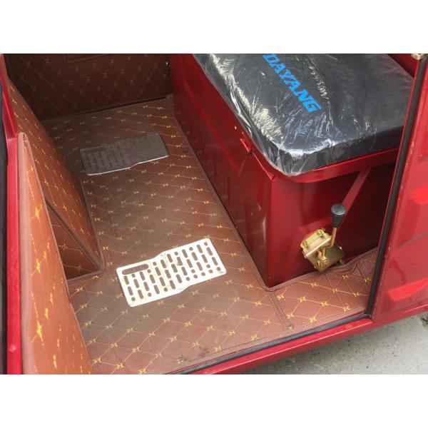 1500w 72V 45A Красный закрытый корпус электрический грузовой трехколесный велосипед для взрослых Максимальная скорость 50-70 км / ч