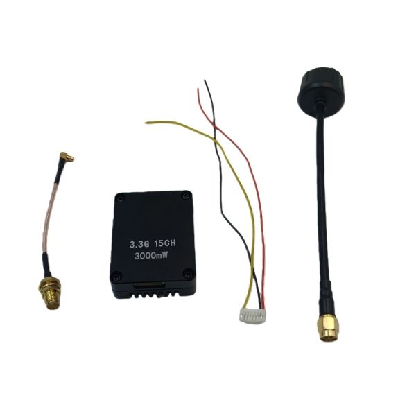 Low  Latency Wireless Video Signal Transmitter 3.3GHz 15CH Adjustable Power Video Transmitter