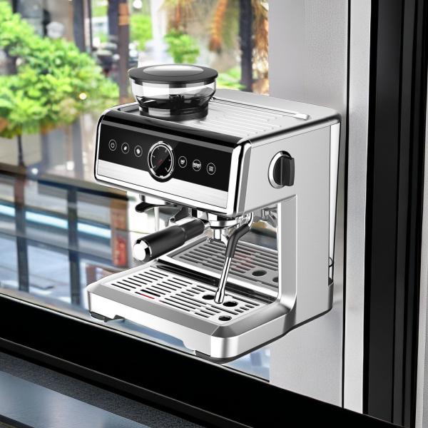 Semi-automatic Coffee Machine with All Accessories Italian Stainless Steel Automatic