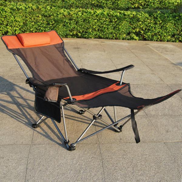 Portable Folding Beach Chair Outdoor Fishing Gear Leisure Sitting And Lying