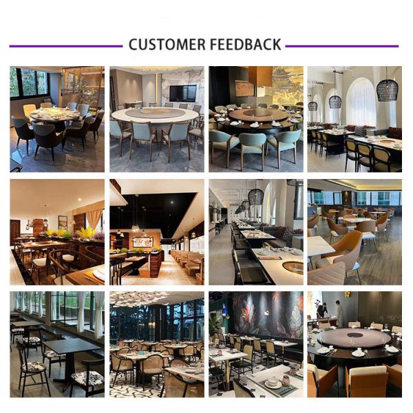 Cafe Commercial Dining Table and Chair Combination Restaurant Catering Store Custom Faux Leather Booth Sofa