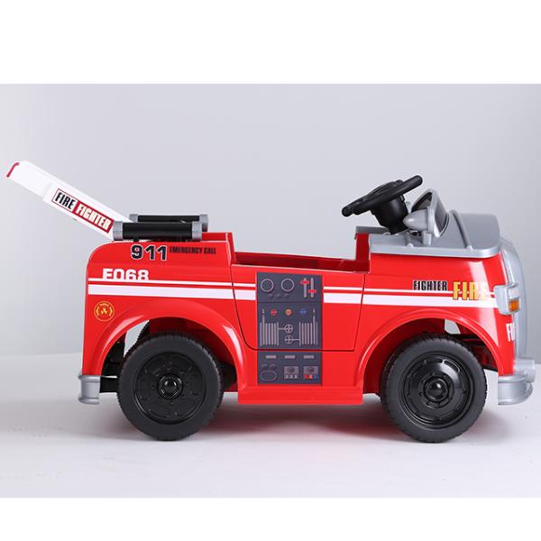 2022 Горячая поездка на машине 6V 12V Электрическая пожарная дорожка Автомобильная игрушка для детей Веселое приключение