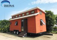Austrilia Standard Mini House On Wheels Casa Modular Prefabricada de Aço Leve