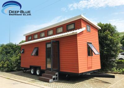 Austrilia Standard Mini House On Wheels Casa Modular Prefabricada de Aço Leve