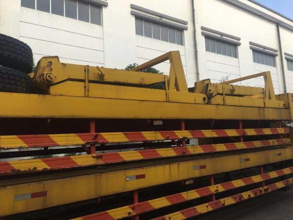 Heavy Duty Used Truck Trailers , Lowboy Low Bed Semi Second Hand Truck Trailers