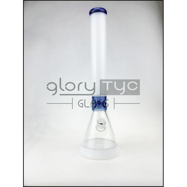 19mm Water Pipes Glass Bongs 18 Inch Glass Beaker Tobacco Hookah Hand Pipe