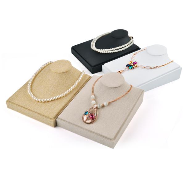 Exquisite Workmanship Mannequin Necklace Display Light Weight For Shop Decoration