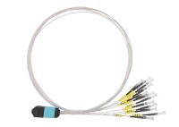 40G MTP MPO à la correction nue de l'olive OM3 de LC attachent le câble optique USCONEC de fibre multimode