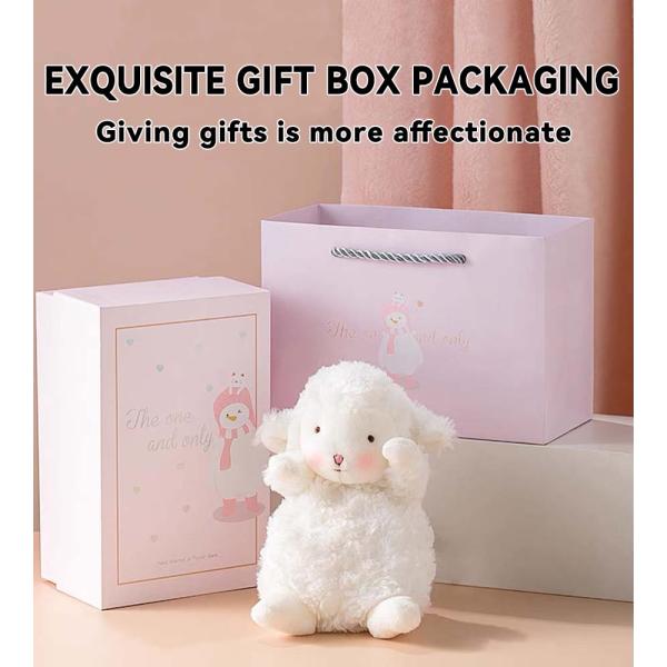 Оставайтесь уютно и связаны с нашей маленькой овечкой плюши ручной теплый энергобанк где угодно