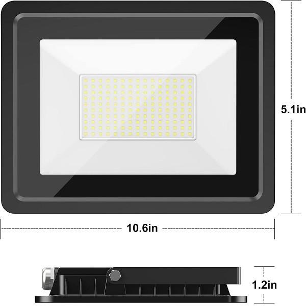 ETL Approved Colored LED Flood Light 150W , 15000LM Waterproof  Security Light
