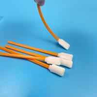Des écouteurs de nettoyage de 5 pouces à usage multiple, des astuces en mousse orange rectangulaire, des poignées en PP durables, un design sans effusion.