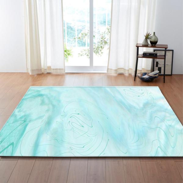Marble Living Room Floor Carpets Machine Washable Bedroom Area Rugs