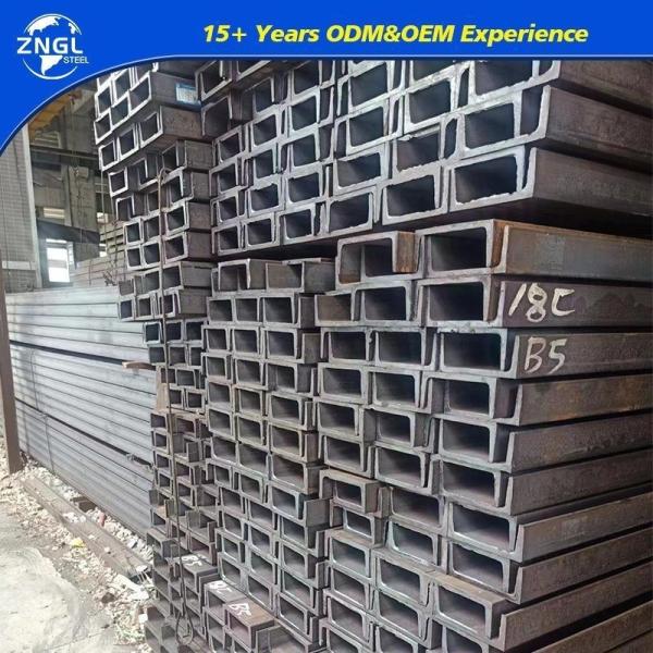 Zngl ASTM A36 Matériau de construction structural en acier acier H poutre Ss400b U canal -06