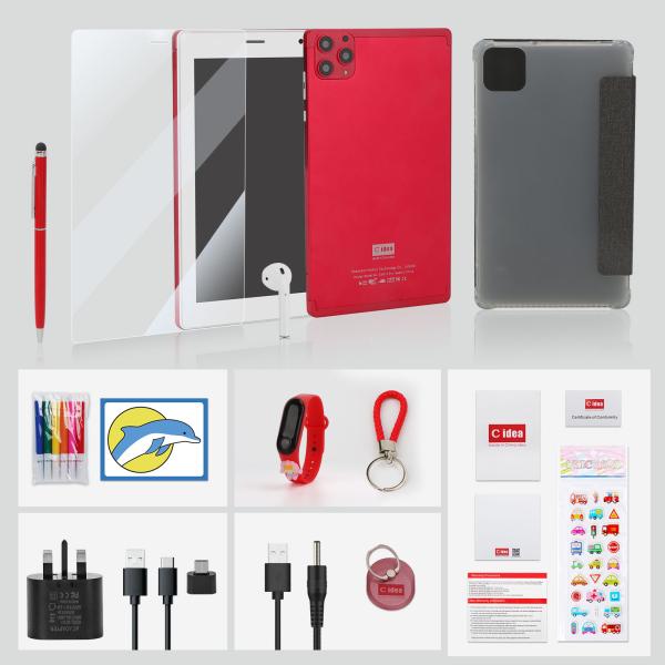 C идея 7 дюймовые Android смарт планшеты 8+512 ГБ Quad Core WiFi планшет HD сенсорный экран CM513 ((зеленый)