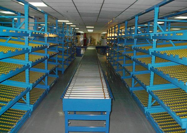 Le stockage en acier industriel en gros étire/les supports de palette rouleau de gravité pour le stockage