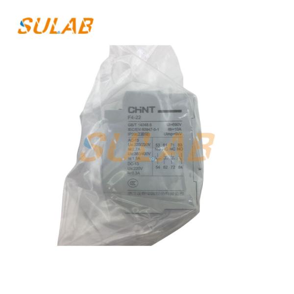 Elevator Spare Parts LA1-DN22 F4-22 2NO+2NC Auxiliary Contact Block For CJX2 LC1-D AC Contactor 4 Poles