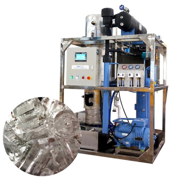 OMT 2ton Industrial Tube Ice Machine for Ice Plant Remote Control Operation