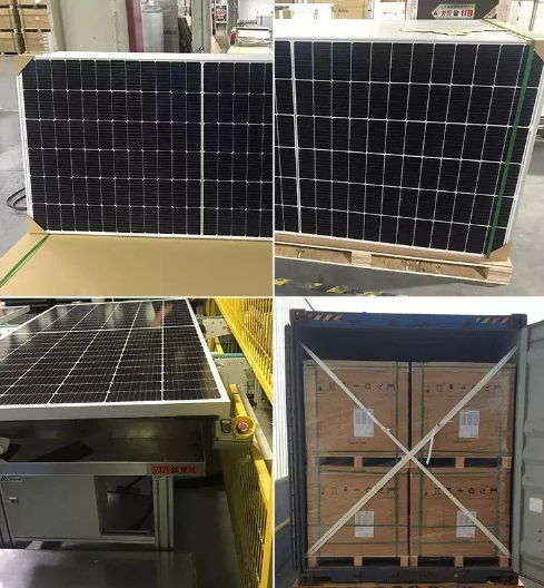 Anodized Aluminium Alloy Frame Residential Solar Panel 550W Mono-facial 182mm Cell