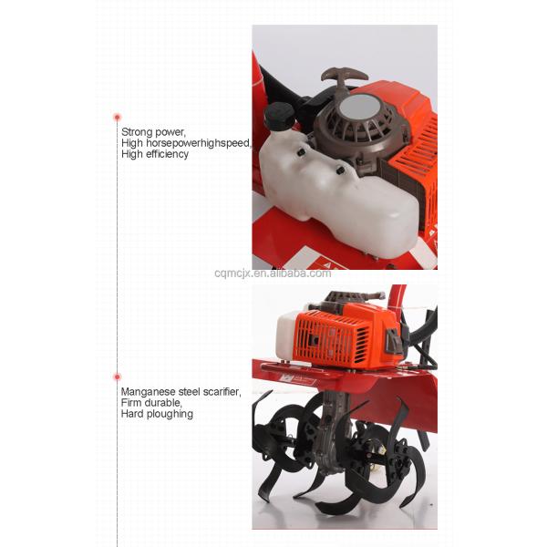 63cc Gasoline Mini Power Tiller for Small-Scale Agricultural Cultivation Work