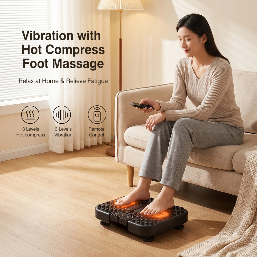 Electric Shiatsu Foot Massager Vibrator Blood Circulation Machine Vibrating Electric Foot Massager