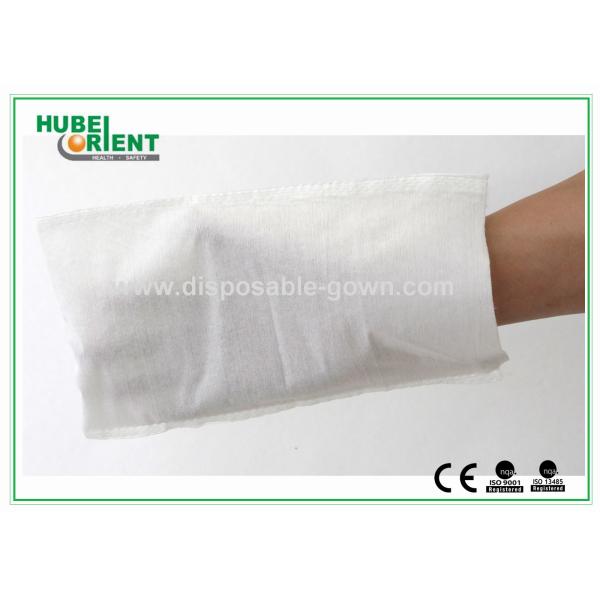 Белая ткань устранимых продуктов больницы устранимая обтирая свободно определяет размер, сертификаты КЭ