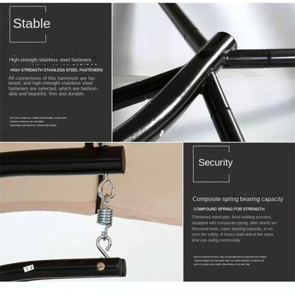 General Outdoor Furniture Hanging Chair Swings Garden Hammocks Chairs Patio Swing Chair with Stand