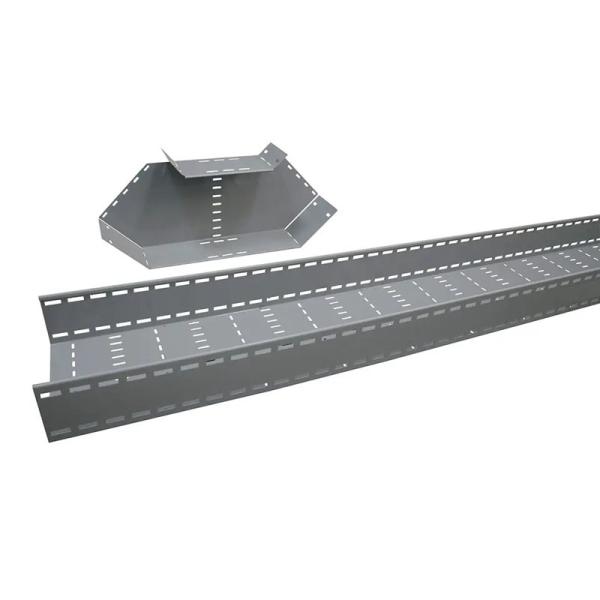 Lightweight  Perforated Metal Cable Tray Galvanized Steel Cable Tray Customized