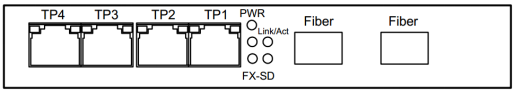 10/100/1000BASE Brisging Converter 4 порта 10/100/1000M UTP Порты 2 порта SFP Slot TX