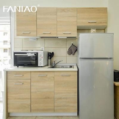 Custom Kitchen Countertop With Cabinet Mini Hotel Apartment Kitchenette Modular Melamine Kitchen Cabinets
